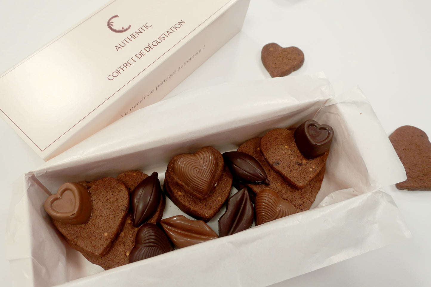 Coffret Saint Valentin - Douceurs en forme de cœur