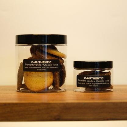 BISCUITS DIAMANTS VANILLE/CACAO